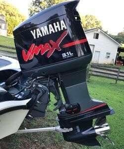 2003 Yamaha 250 HP VMax 3.1L V6 OX66 EFI 2 Stroke 20″ Outboard Motor.