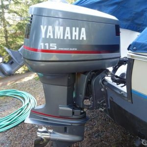 1987 Yamaha 115 HP V4 Carbureted 2-Stroke 25″ (X) Outboard Motor
