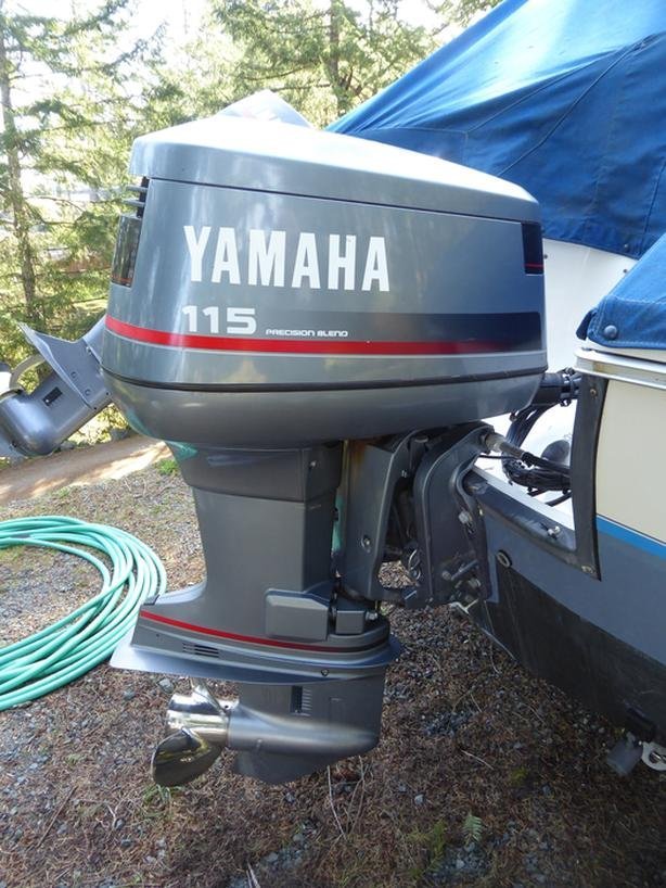 1991 Yamaha 115 HP V4 Carbureted 2 Stroke 20″ Outboard Motor.
